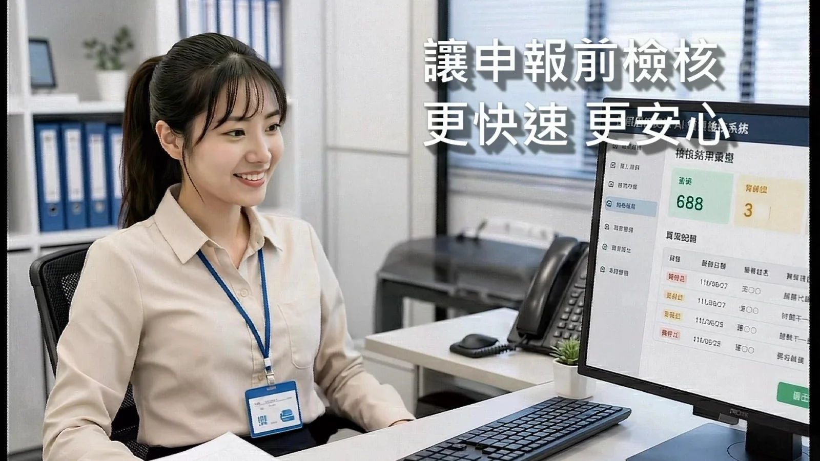 長照居服紀錄 AI 智慧檢核系統 70 秒展示影片